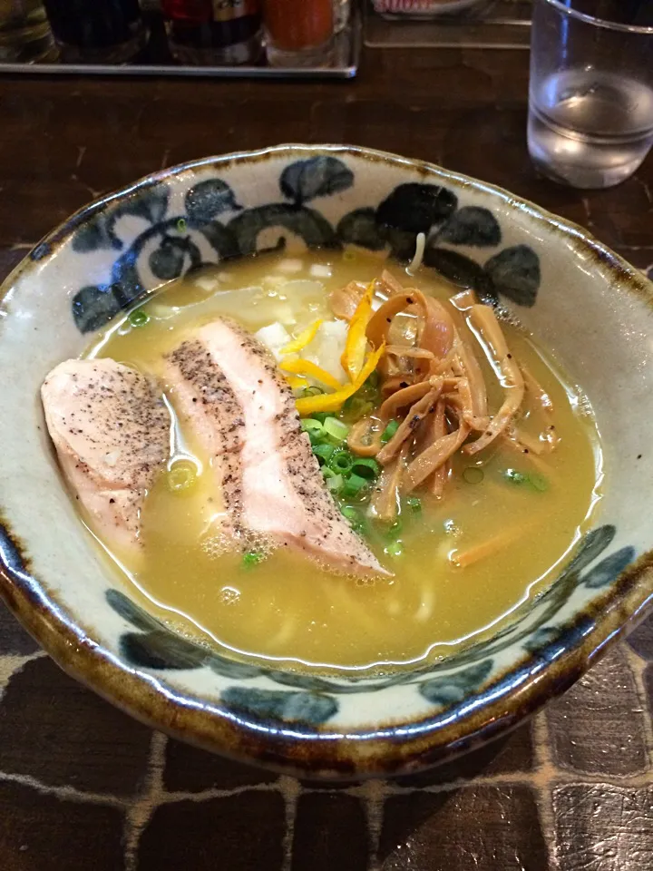 次男(小6)と自転車ラーメンの旅:純鶏そば|マツさん