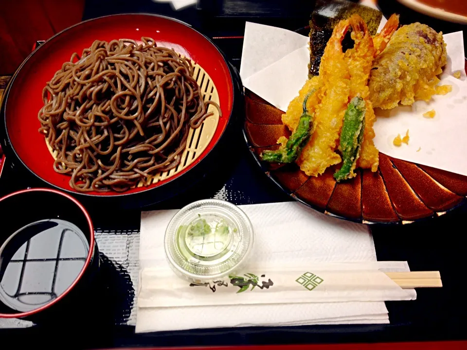 天ぷら蕎麦 定食|チビミミさん