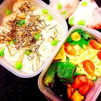 Snapdishの料理写真:パパ夜勤弁当|あこちゃんさん