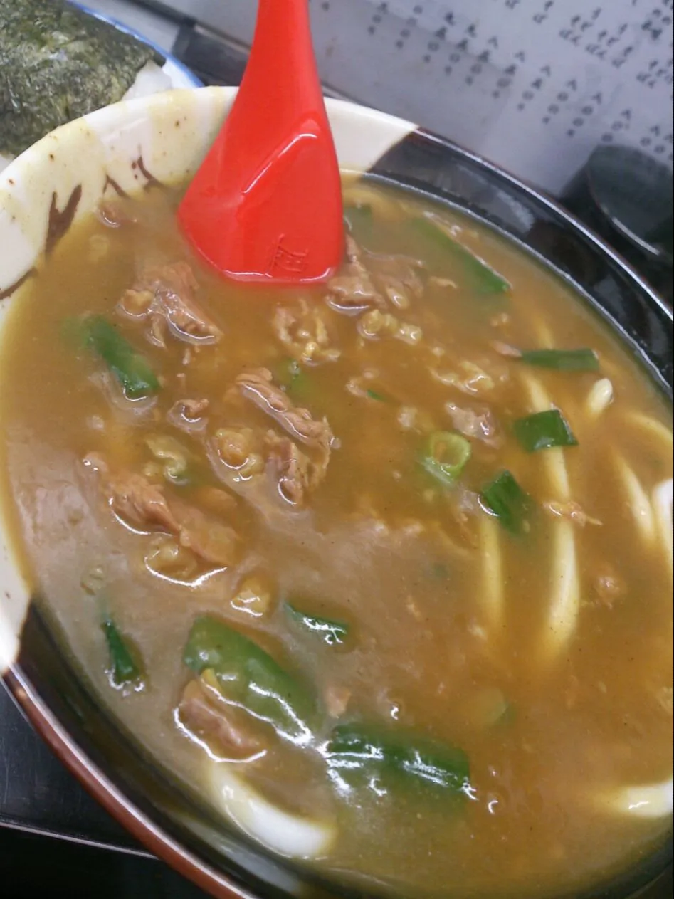 Snapdishの料理写真:なんば 信濃そばのカレーうどん|cookingパパ五郎さん