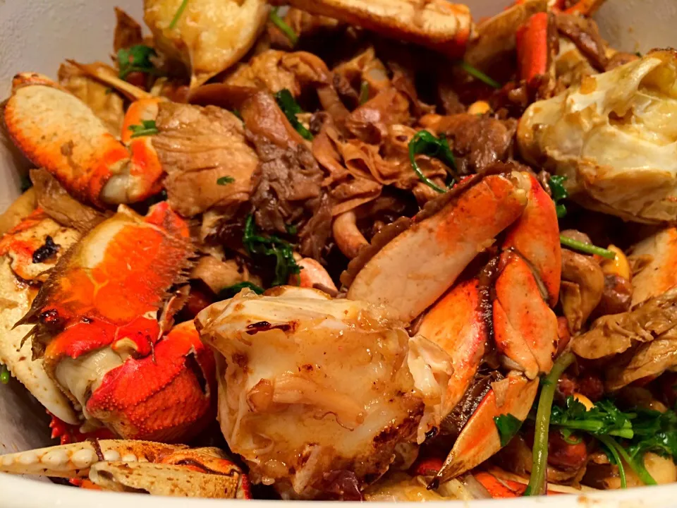 wok-fried crab|Jiehuさん