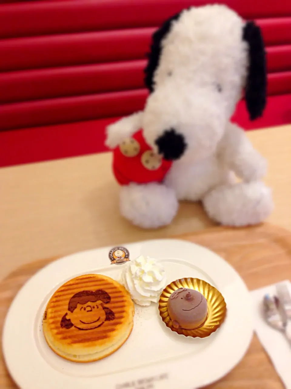 Snapdishの料理写真:Charlie Dark Choc icecreme & Pancake|didi kullawadeeさん