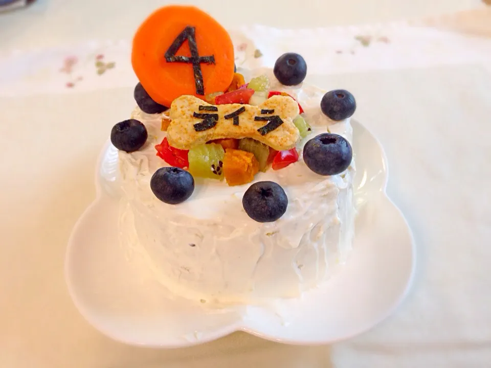 ワンコの誕生日ケーキ|mikaさん