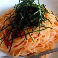 Snapdishの料理写真:たらこパスタ|Casa de fraterさん