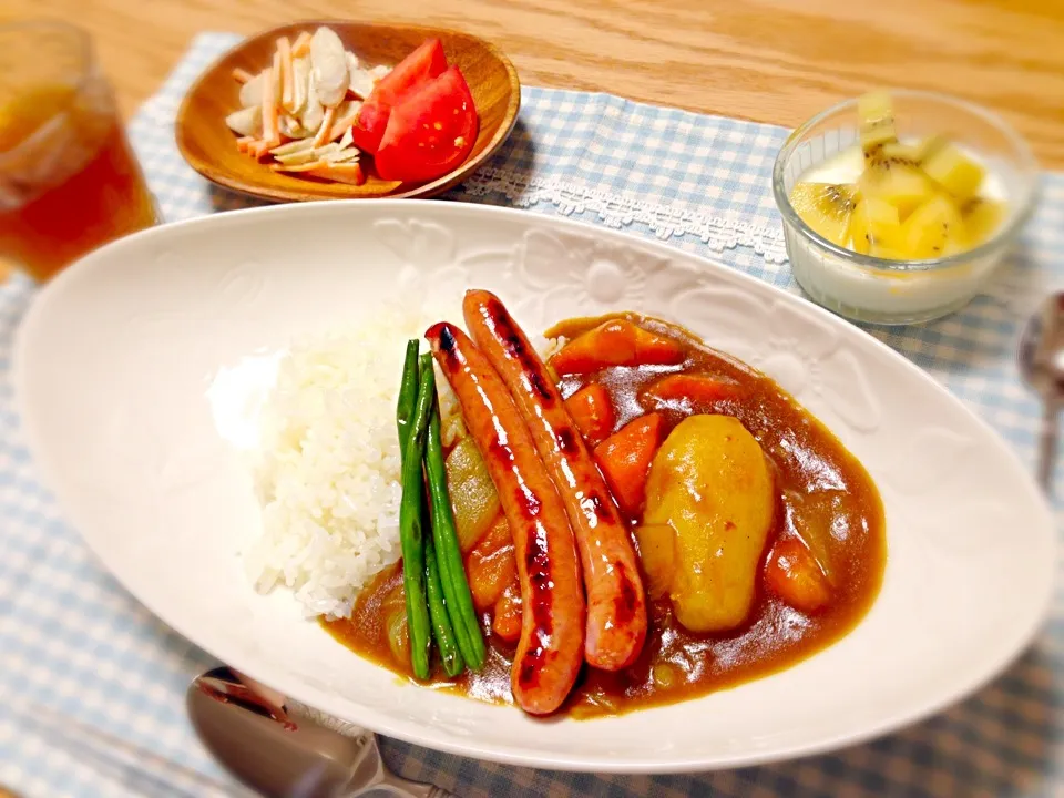 Snapdishの料理写真:夏カレー＊8/12|ゆきぼぅさん