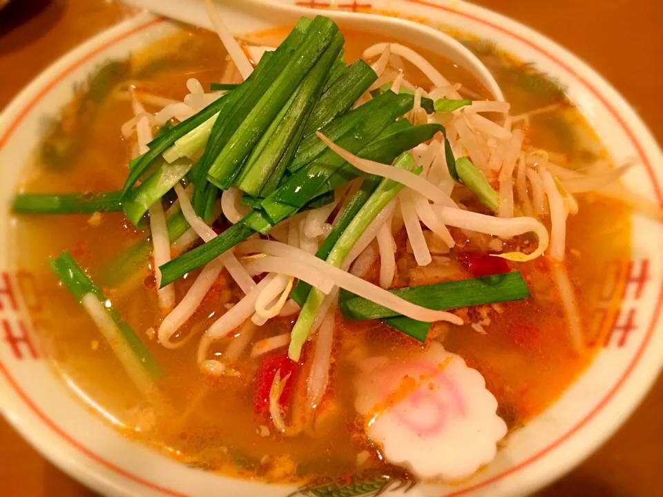 台湾ラーメン。辛(ﾟдﾟ)ｳﾏｰ	at いつもの処。|JTKさん