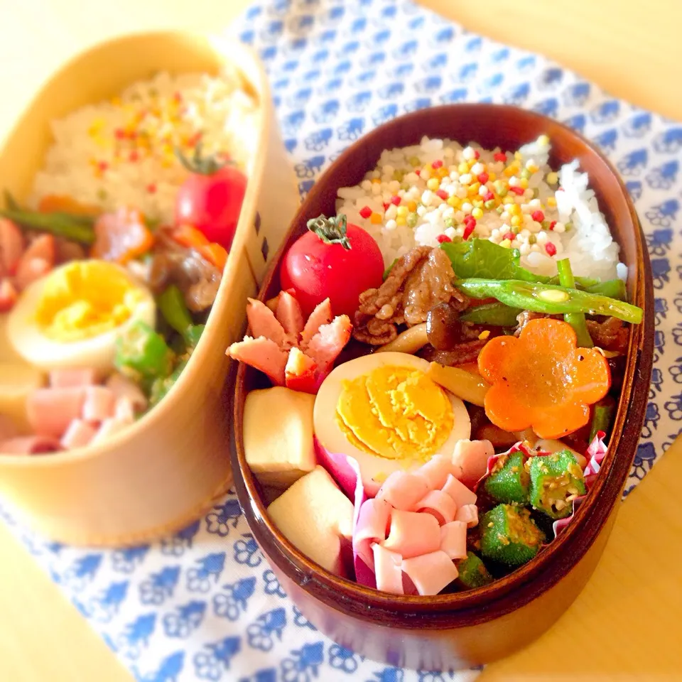 Snapdishの料理写真:牛肉のオイスター炒め弁当|Nagashima  Yukoさん