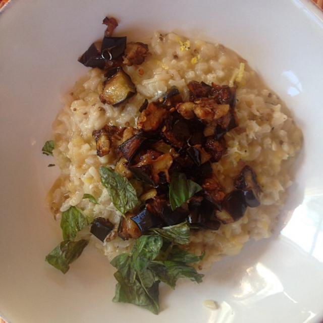 lemon eggplant risotto/Matthew Cashen SnapDish[スナップディッシュ] (IDXOPGja)