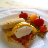 Snapdishの料理写真:Sho-ko❤さんのHawaiian Egges Benedict ❤|さきさん