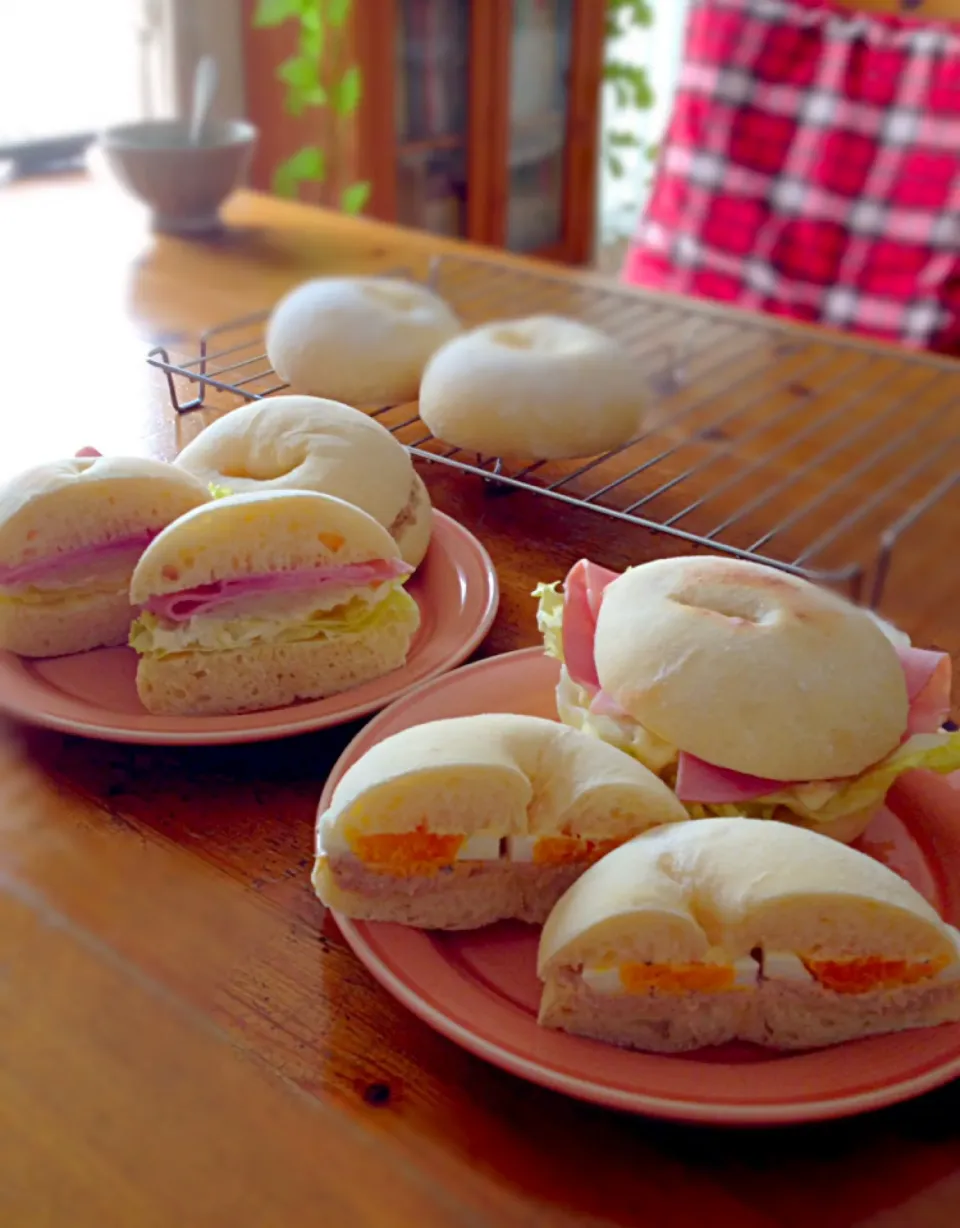 いつもの白パンでサンド（酒種）|ずーみんままさん