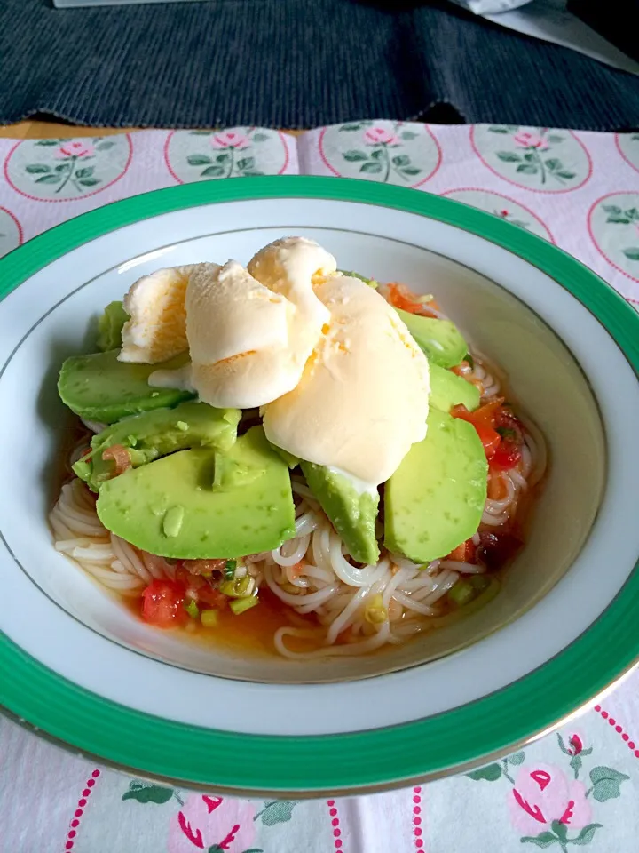 Snapdishの料理写真:イタリアン風和風そうめん|YUI飯さん