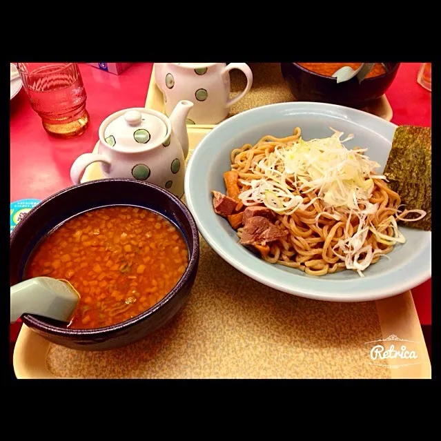 Snapdishの料理写真:山岡家の海老醤油つけ麺！|mihoさん