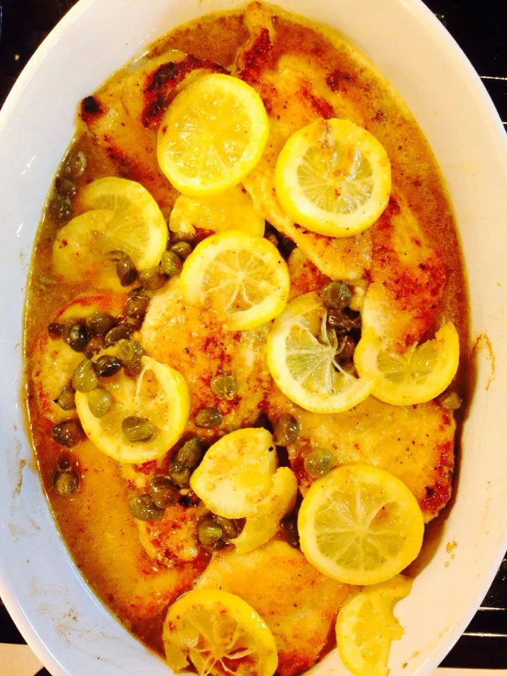 Snapdishの料理写真:Chicken piccata|lana pさん