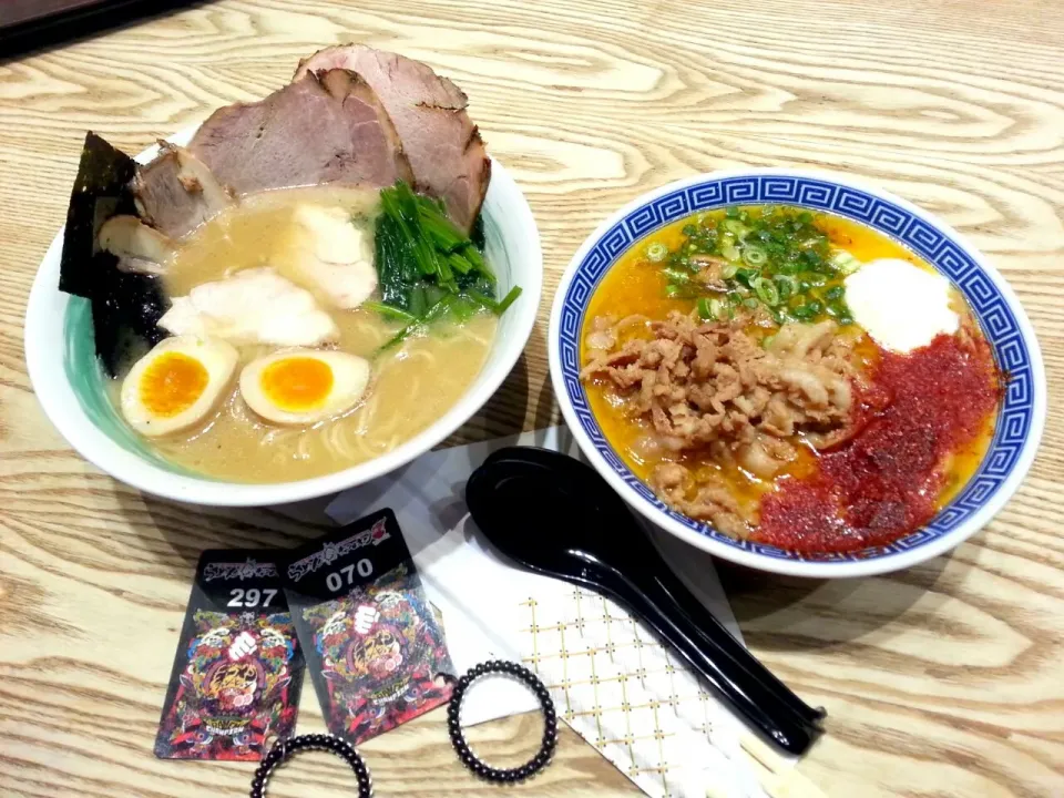 Triple Chashu Ramen & Hell Ramen Level 2 #ramenchampion|Sharon Hoさん