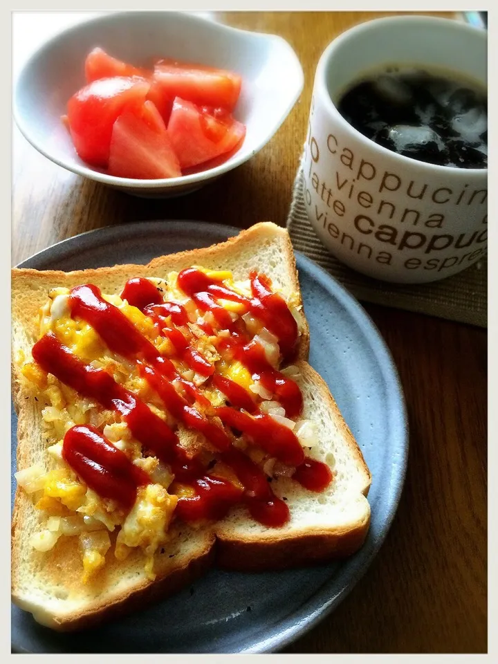 Snapdishの料理写真:朝ご飯 8/14|mihaさん