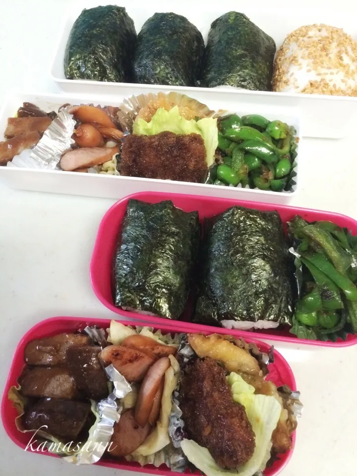 今日のお弁当🍱🍱|かまさん