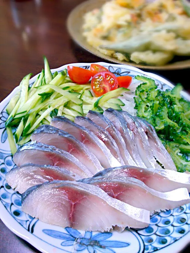 Snapdishの料理写真:soused & vinegared mackerel!!|和田 匠生さん