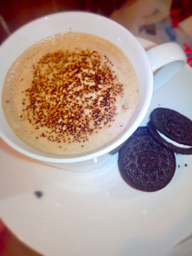 cappuccino \^^/ #Coffee #cappuccino #oreo|R. Mario Y. Zulkarnainさん