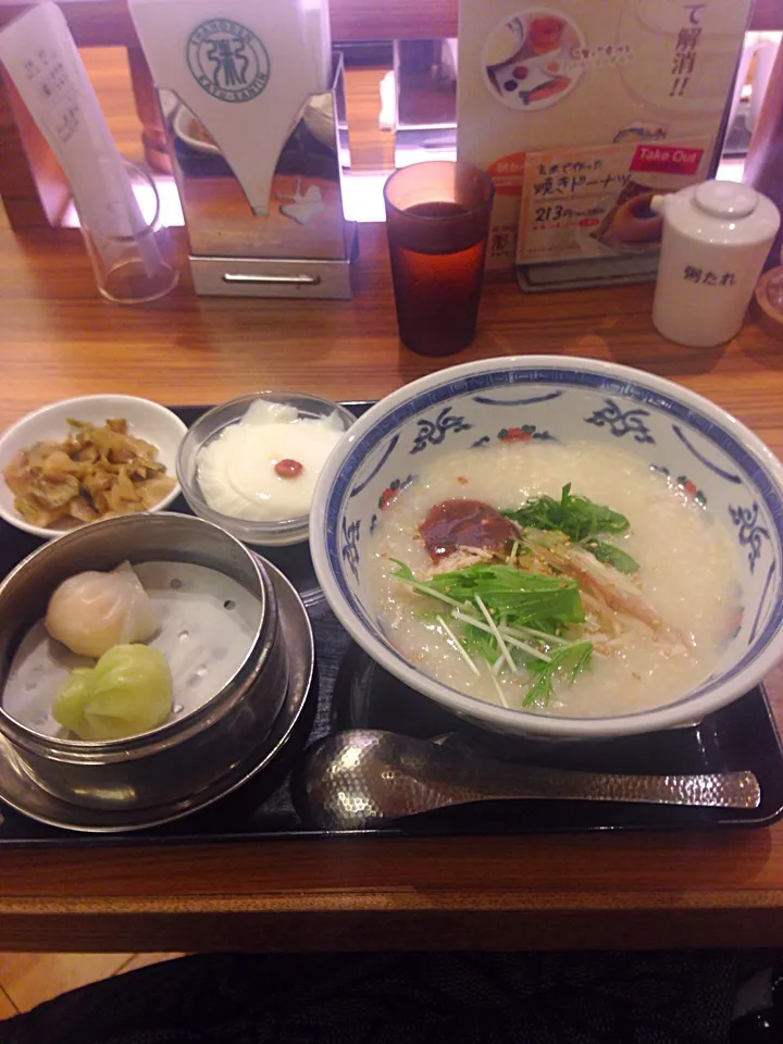 Chinese congee dinner|Kumigarさん