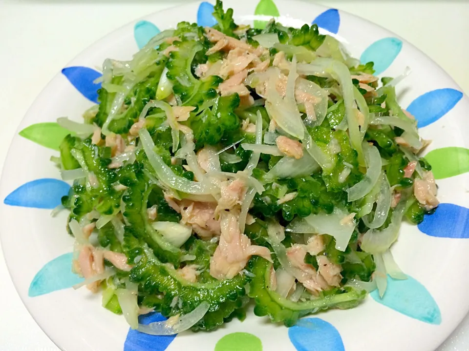 Snapdishの料理写真:Ampalaya salad|Geraldine Carinoさん