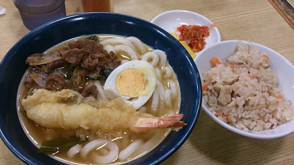 Snapdishの料理写真:牧のうどん ミニセット|えっちゃんさん