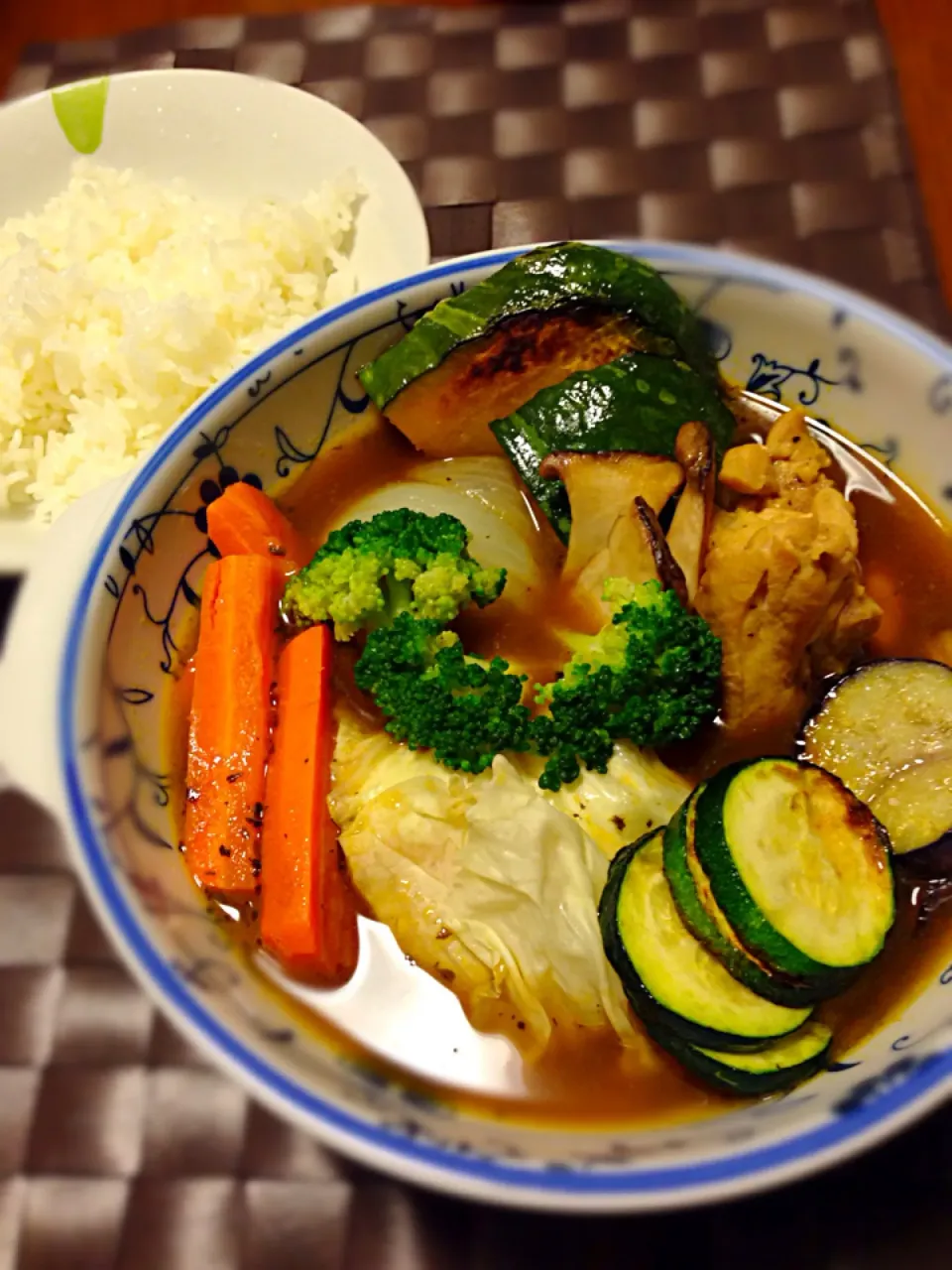 フォロワーさんの作ったスープカレーをみて、影響されて作って食べたスープカレー💕|あっこぷーさん