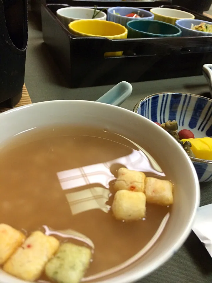 茶粥で朝食|ダンディ☆和田さん