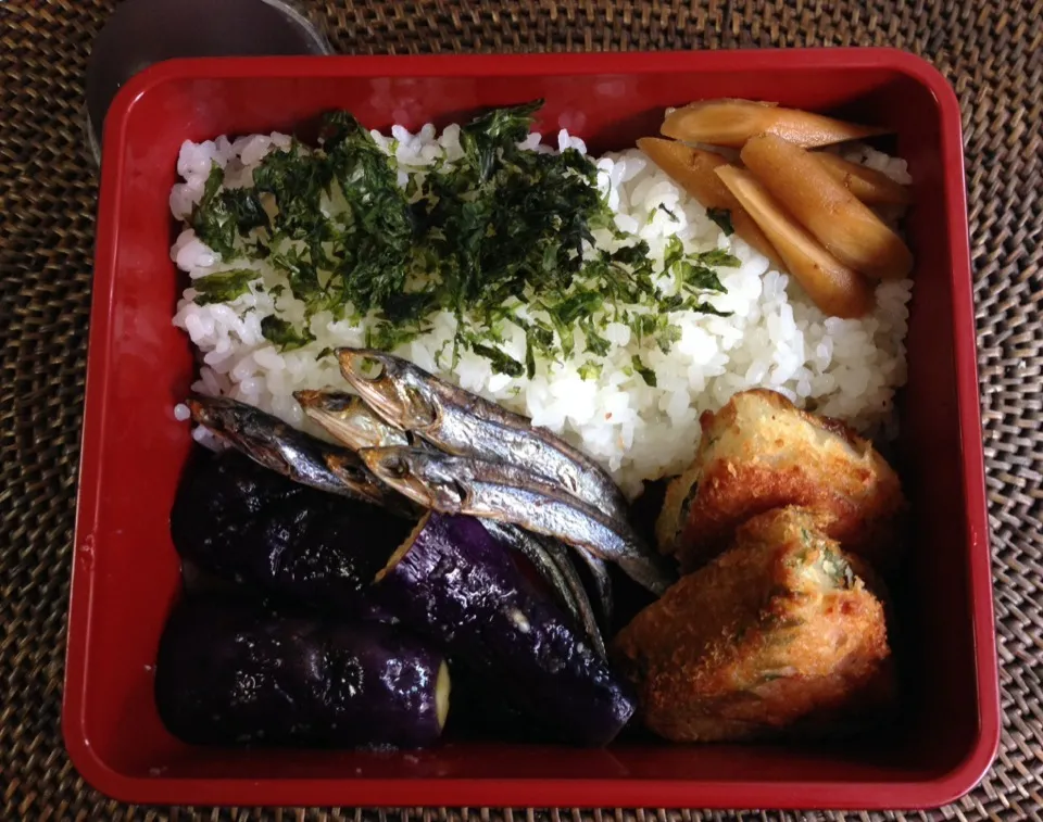 玉ねぎハムシソ巻きフライ弁当|*なおみん*さん