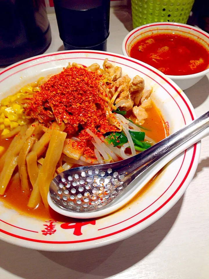 🎊1500投稿記念！冷やし味噌冷麺 麺半分にプチ冷やし味噌スープ|中華蕎麦 銀時さん