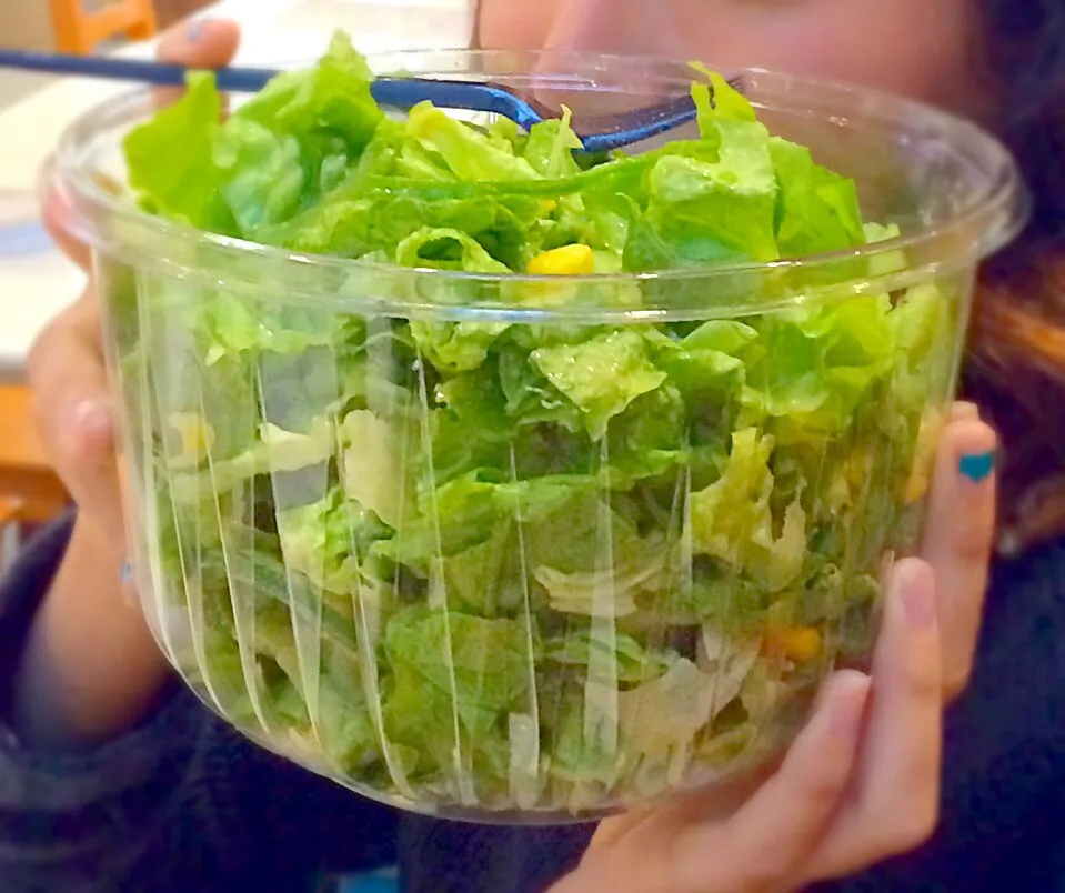 Biggest salad EVER|Vannessa Campoverdeさん