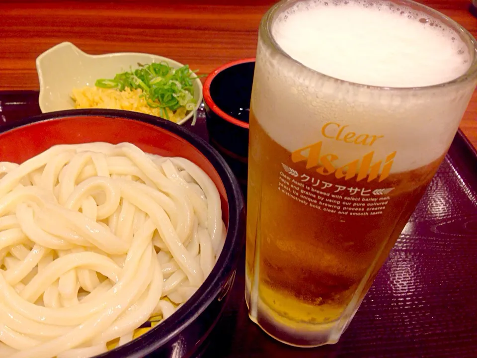 讃岐製麺 麦まる ざる（並）とクリアアサヒ🍺|ゆうじ.さん