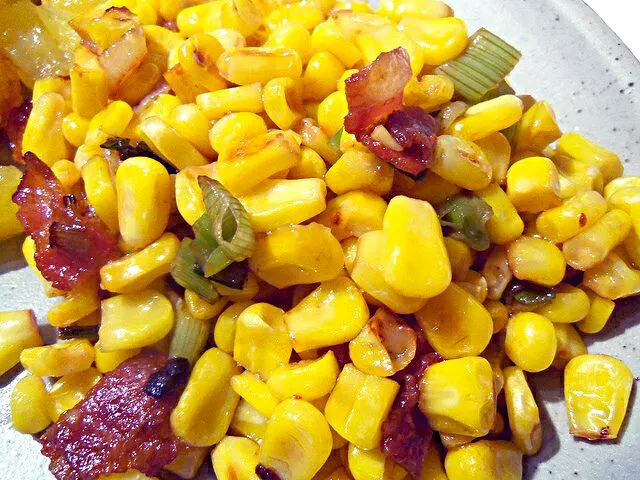 Corn and Bacon #American #Vegetable #Southern #Eat|Alisha GodsglamGirl Matthewsさん