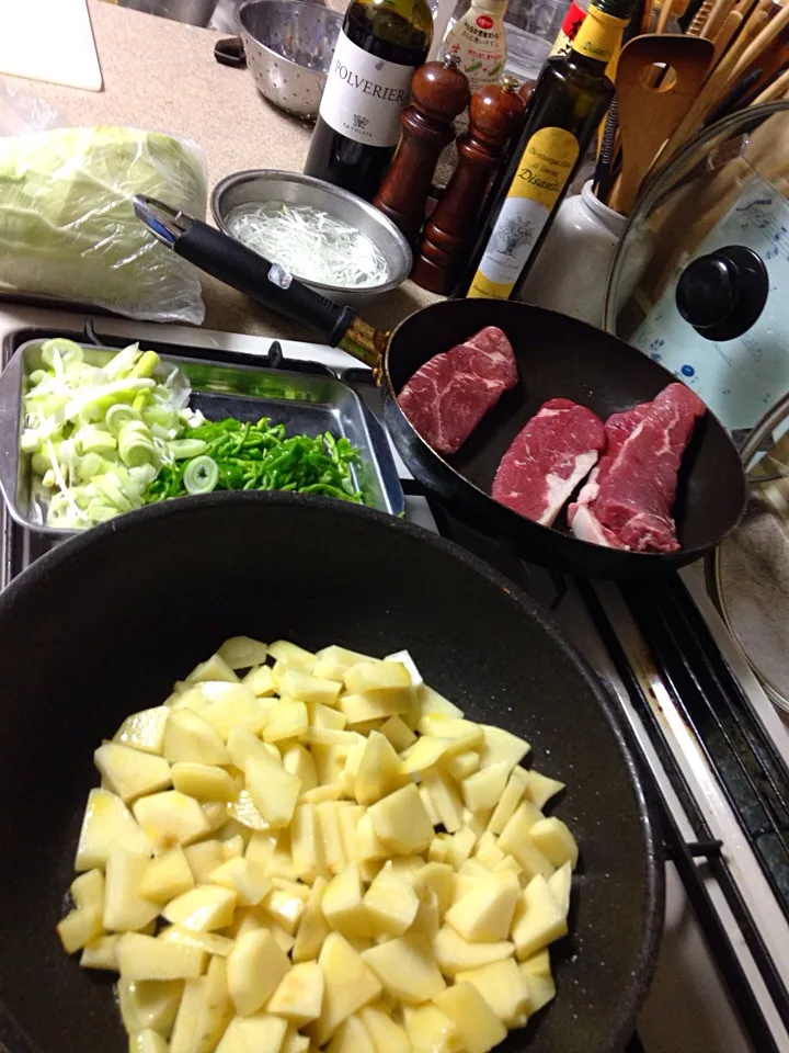 さぁ夕食はどうしよう！冷蔵庫の余り物と夕べの安い牛肉|Chef 中川浩行さん