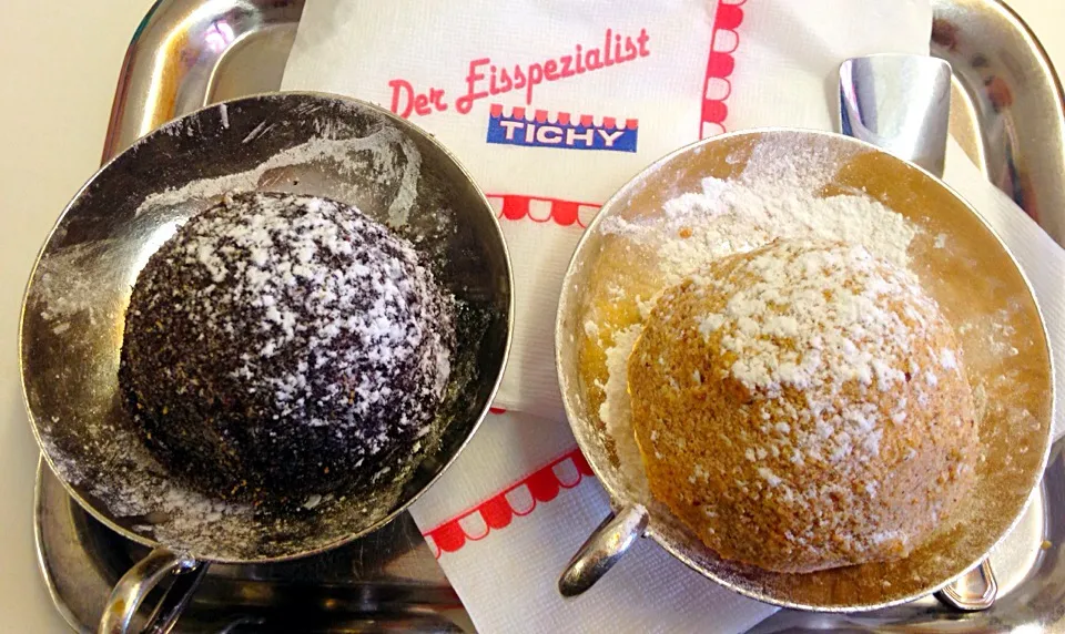 Marilleneisknödel & Himbeereisknödel bei Tichy|Fujiko Toyohashiさん