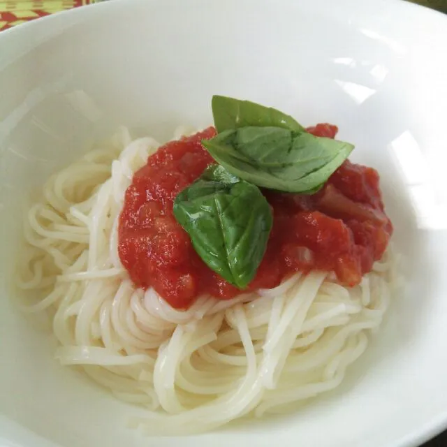 トマトソースで素麺|misakoさん