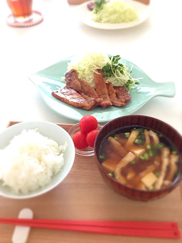 豚ロース味噌漬け焼き定食|Tommyさん