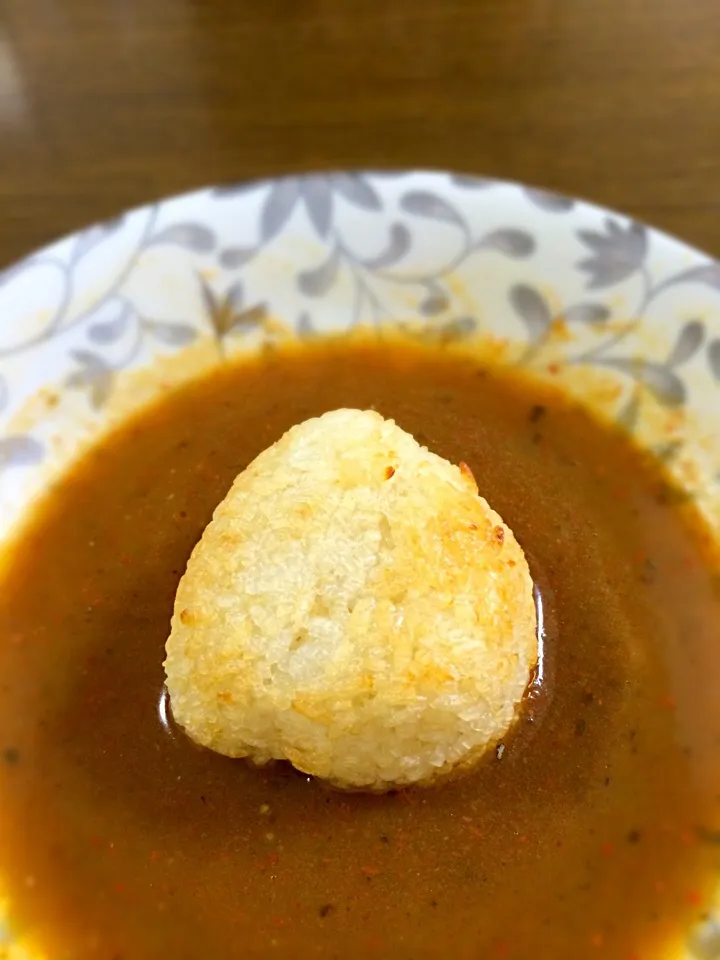 焼きオニギリ イン スープカレー|Hideki  Fukushimaさん