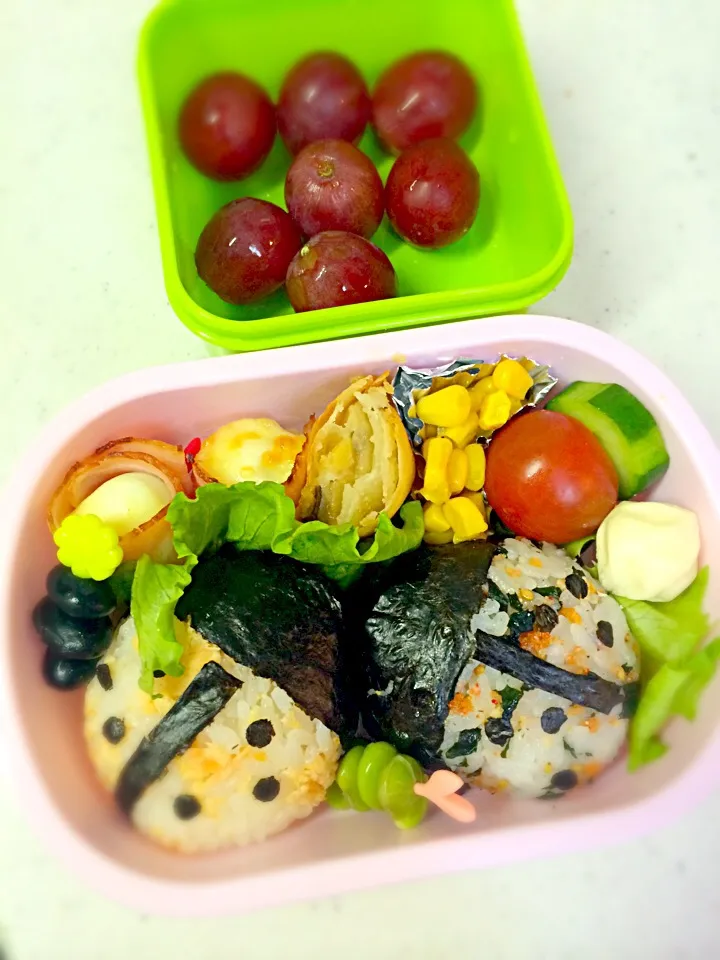 長女の学童弁当2014 てんとう虫|masamiさん