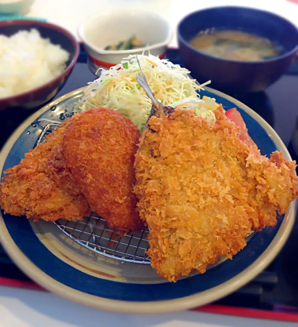 ミックスフライ定食|平原知宏さん