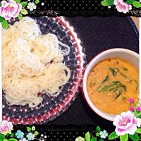 素麺を坦々麺風に。|Erikoさん