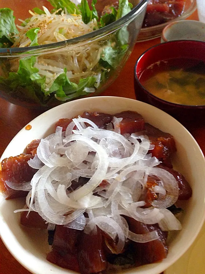 Snapdishの料理写真:鰹漬け丼|ゆかりすさん