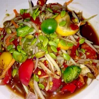 Snapdishの料理写真:ส้มตำลาว Som Tam Lao|Wanida Ritaさん