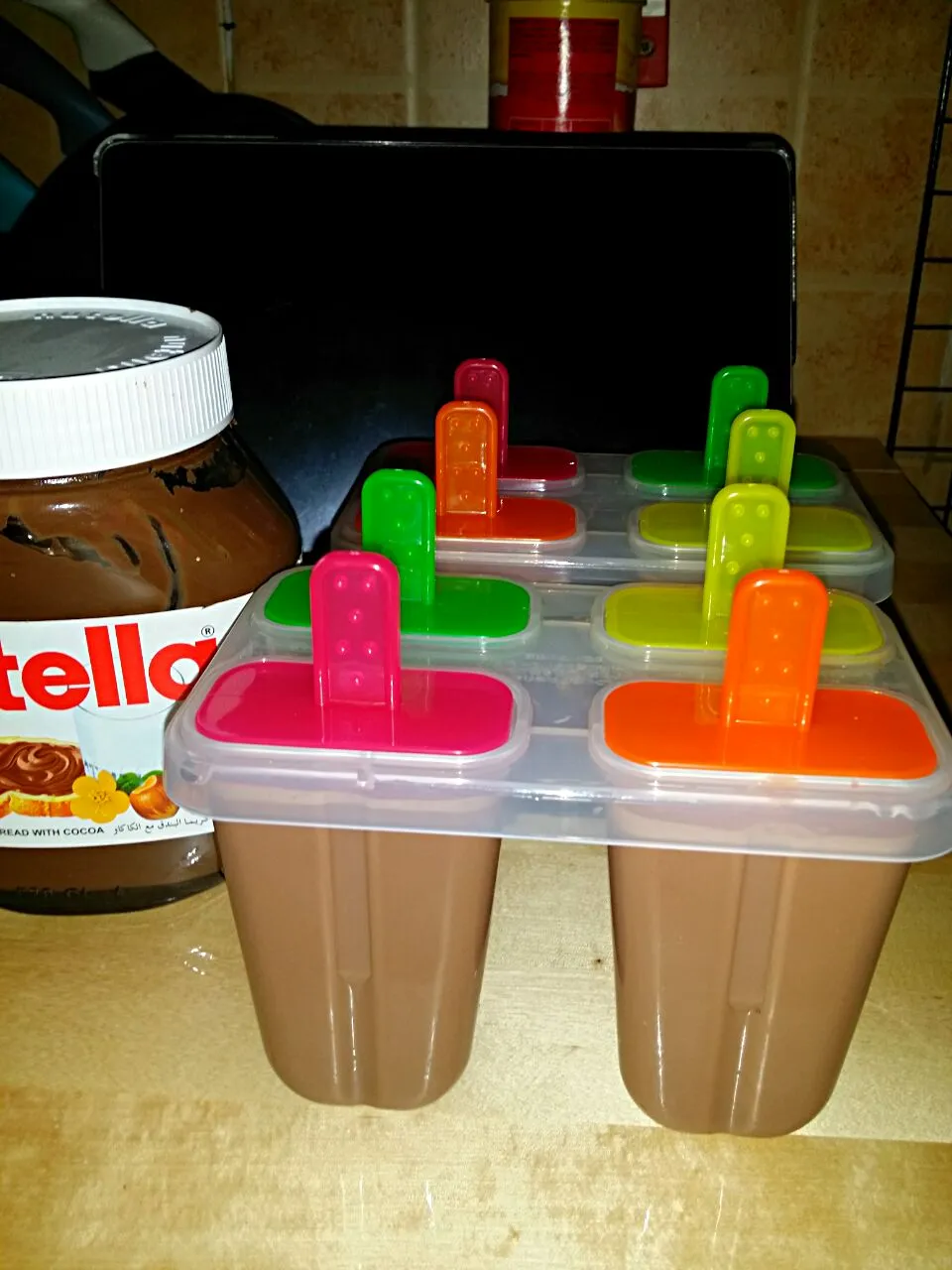 Snapdishの料理写真:nutella popsicle|SarahJayeさん