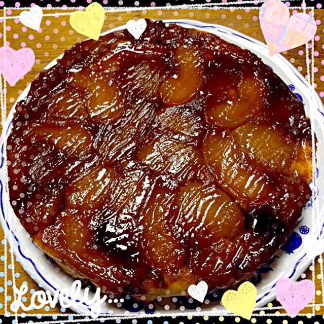 Gateau Tatin   ー ガトータタン タルトタタンのケーキ版  きれいに出来ました(*^o^*)|cocoaさん