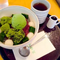 Snapdishの料理写真:特製抹茶あんみつ|ゆうこさん