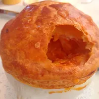 Tomato soup in puff pastry Bistro Jeanty Napa|barbara kawaharaさん