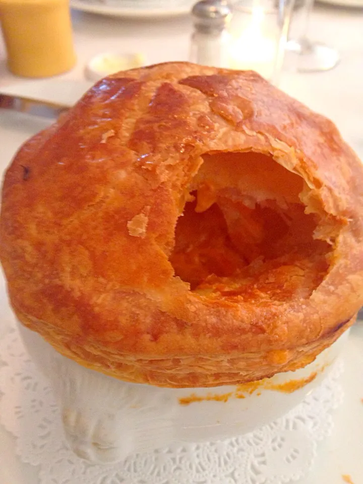 Tomato soup in puff pastry Bistro Jeanty Napa|barbara kawaharaさん