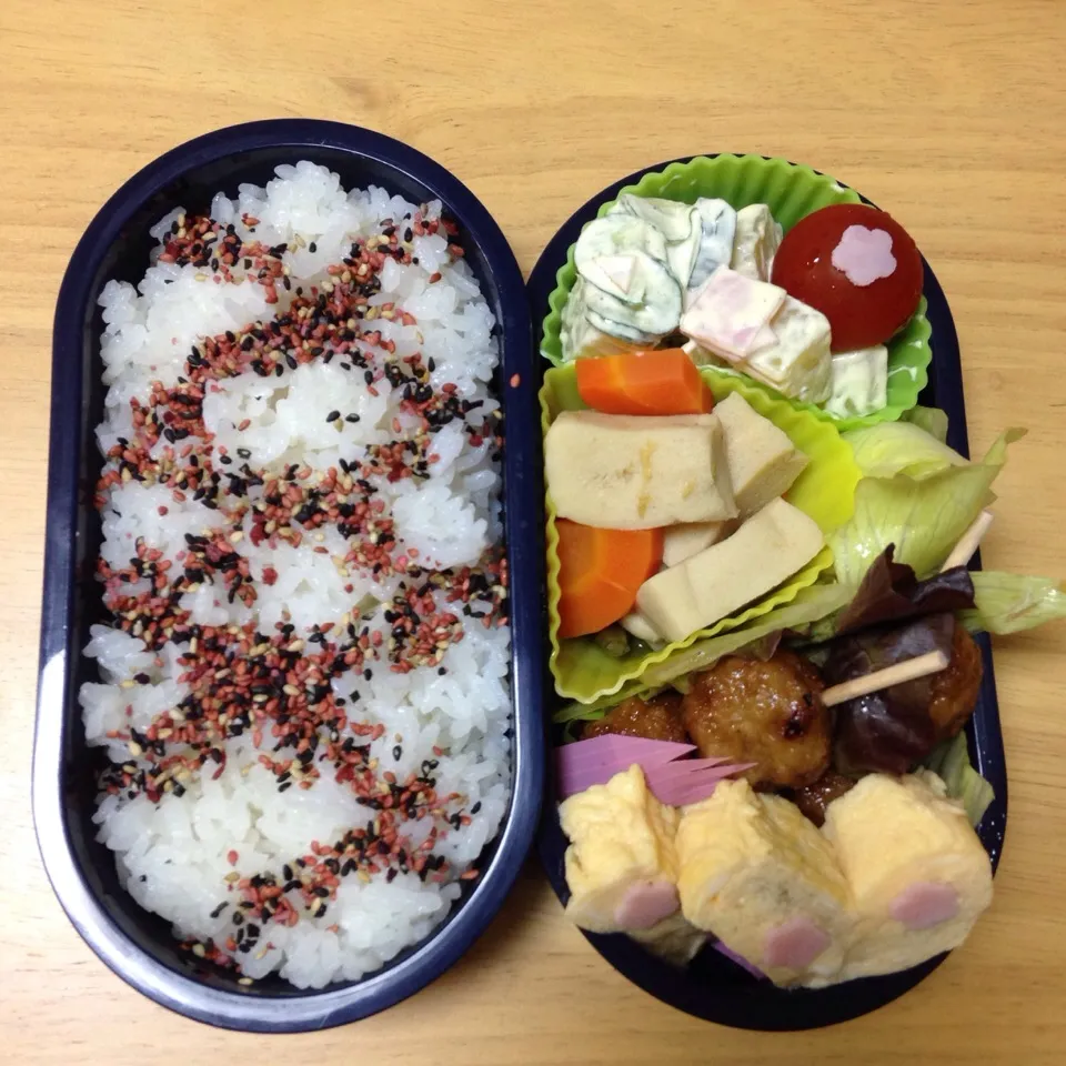 鶏つくね弁当🍱|macco7さん