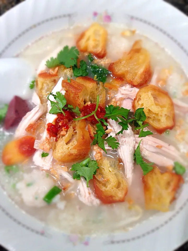 Snapdishの料理写真:Chicken Porridge|Allissa Zhaoさん