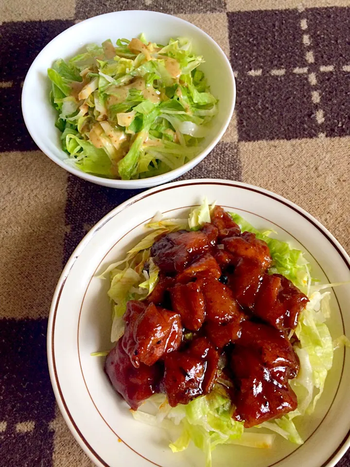 Snapdishの料理写真:焼き鳥丼|あーたんさん